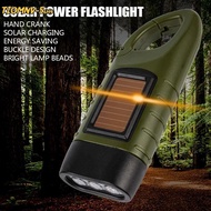 TIOMNV56H4  Powered Torch, Rechargeable Portable LED Flashlight, Professional Hand Press Hand Crank 