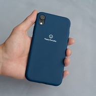 【來圖定製】深藍色 可定製 適用於iPhone的手機殼