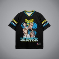 SLAMDUNKJERSEY- jersey oversize kpop winter aespa
