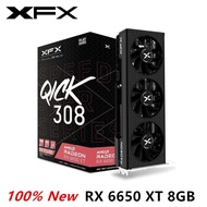 XFX 6650XT 8GB QICK XFX 6650XT 8GB QICK 100% New XFX RX 6600XT 6600 6650 XT 6650XT 8GB GPU AMD Graph