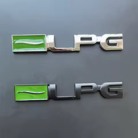 3D Metal LPG Logo Car Refit Emblem Door Sticker Badge Car Body Decor Sticker Car Styling For Chevrol