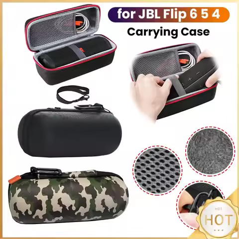 Hard Carrying Case Shockproof Protective Travel Case Anti-scratch Speaker Carry Bag for JBL Flip 6/J