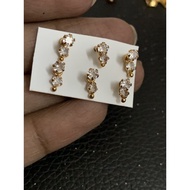 GOLD POLISHED DANGLING MUKUTHI 1pc (not 916)