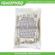 2000PCS 10 ohm-910K ohm 1206 SMD Resistor Kit Assorted set 5% 80values*25PCS SMD Resistors 10K 470/1