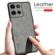 Phone Case For Motorola Moto G86 G06 G56 Sheepskin Plain Leather Protective Cover Case Moto G56 5G M