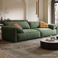 baxter Cream Style Elephant Ear Sofa for Living Room Small Apartment Straight Three-Seater Cat-Proof