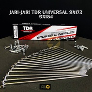 Spokes / Spokes Original Chrome Spokes Set 9X172 - 9X164 Spokes Rx Ring King Chrome Front Rear Unive