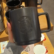 [Starbucks Korea] Black &amp; Gold Mug 473ml, Ceramic Cup