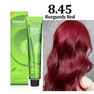 Bremod Hair Color 8.45 Burgundy 100mL ( Not Set ) Bleach First Hair Colour Hair Dye