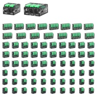 [frthrthrt]75PCS Lever Wire Connectors 2/3/5 Conductor Electrical Splice Connectors24-12 AWG Quick P