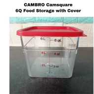 Camsquare 6L/6Q Authentic Cambro with Cover