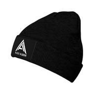 HOT Alex Albon logo (1) Ski Hip-Hop Warm Elastic Hat Topi Streetwear Knitted Hat Unisex Cap Roll Up 