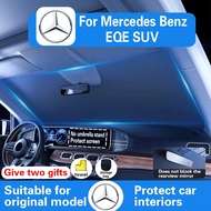 Car Front Window Sunshade Cover For Mercedes-Benz EQE SUV Windshield Visor Windscreen Folding Auto U