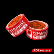 RED FRAGILE TAPE 2INCHES 47mm*200METER'S