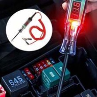 6V 12V 24V DC Car Truck Voltage Circuit Tester Digital Display Long Probe Pen Light Bulb Automobile 