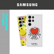 Samsung - SAMSUNG Galaxy S24 Ultra 智能主題保護殼 - 愛心 (白色)