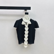 ZFFY Spring/Summer Bow Knot Sweater - Fashionable Slim Fit