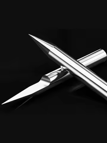 BB Flat Bottom Engraving Bits CNC Carving Tungsten Carbide Router PCB Wood Acrylic Plastic 3D Millin