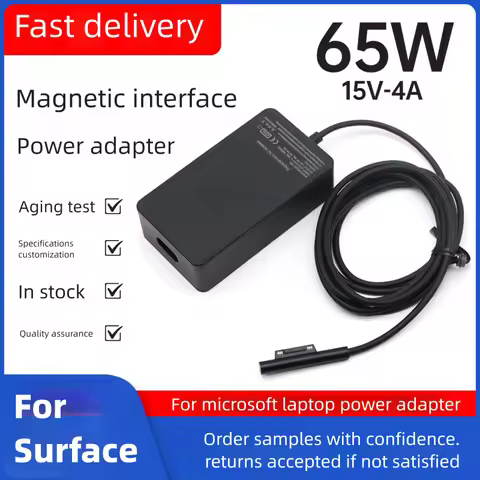 New 65W 15V 4A Power Supply Laptop AC Adapter Charger For Microsoft Surface Pro3 Pro4 Pro 5 Pro 6 Pr
