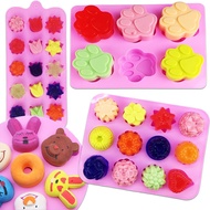 Silicone Mold Chocolate Jelly Pudding Horseshoe Cake White Jelly Steamed Cake Small Cake DIY Handmad