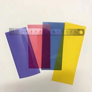 1pcs 10*10 Cm.0 Degree Green Pink Yellow Polarizer Film Sheet Polarized Lens Filter For G-SHOCK LCD 