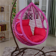 HY&amp; Rattan Bird's Nest Blue Discharge Rattan Chair Indoor Balcony Glider Swing Outdoor Nacelle Chair Home Rocking Chair