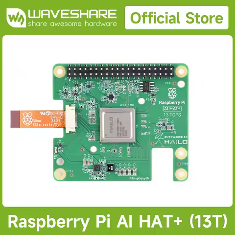 Official Raspberry Pi AI HAT+, Build-in Hailo-8 AI Accelerator To Quickly Build A Wide Range, Option