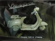 Vespa 偉士牌 125 U 1953 淺灰色 比例 1/32 摩托車 合金完成品