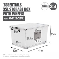 35L Storage Box with Wheels | Handle