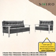 SHIRO Sofa 1 Seater Sofa 2 Seater Sofa 3 Seater Sofa Set Murah Sofa Murah Lazy Sofa Lounge Chair Vel