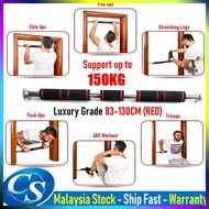(Luxury Grade 83cm to 130cm) Top Grade Heavy Duty Pull Up Door Way Gym Chin Up Bar Doorway Exercise 