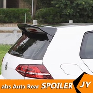 For Volkswagen GOLF 7 MK7 Spoiler 2014-2018 GOLF 7.5 spoiler ABS Material Car Rear Wing Primer Color