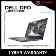DELL INSPIRON 3505 (R3-3250U/4GB/1TB HDD + 256GB SSD/RADEON™ GRAPHICS/W10/15.6" FHD)