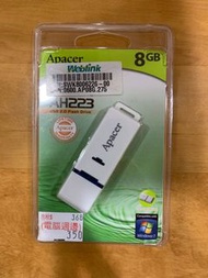 Apacer 宇瞻 AH223 白色達人 8GB USB 2.0 海洋藍/藍色 隨身碟