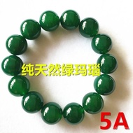 Ice Seed Single Circle Bracelet Bracelet Chalcedony Jewelry Green Agate Agate Men Women Crystal Bead