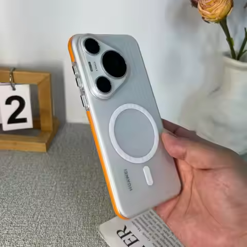 Case For HUAWEI Pura 80 Pro 80 Ultra Simple Corrugated Anti-skid Chain Magnetic PC Cover HUAWEI Pura