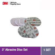 3M™ Abrasive Disc Set กระดาษทรายขัดโคมไฟรถยนต์ 800x10 1000x3 3000x3แผ่น ขนาด 3นิ้ว