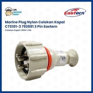 Marine Nylon Plug Ship Hna Plug Cts101-3 3 Pin 250Volt 10A 792881 Original and Trusted