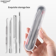 Nail Files Cuticle Pusher Multi-Function Nail Care Tools Nail Dirt Cleaner Double Headed Design Pry