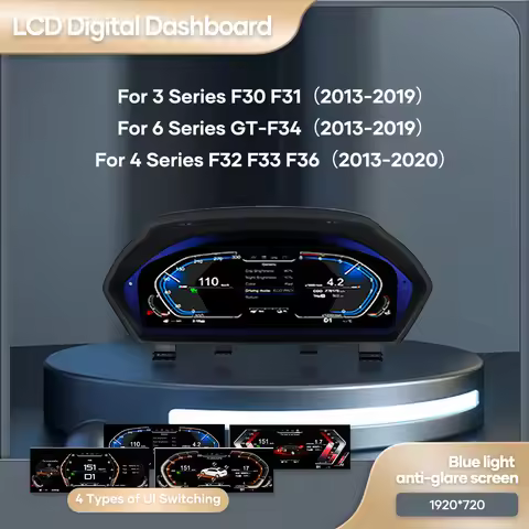 12.3 "1920*720 Auto Lcd Dashboard Paneel For BMW 3 4 Series F30 F31 GT-F34 F32 F33 F36 418D Instrume