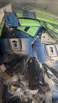 Golf head brush cleaning brush round head brush cleaning iron head wooden head copper wire brush PP