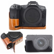 Retro Pu Leather Camera Bag Body Case For Canon EOS RP R5 R6 M200 M100 M50 M10 M6 G5X 6D Mark II 6D2