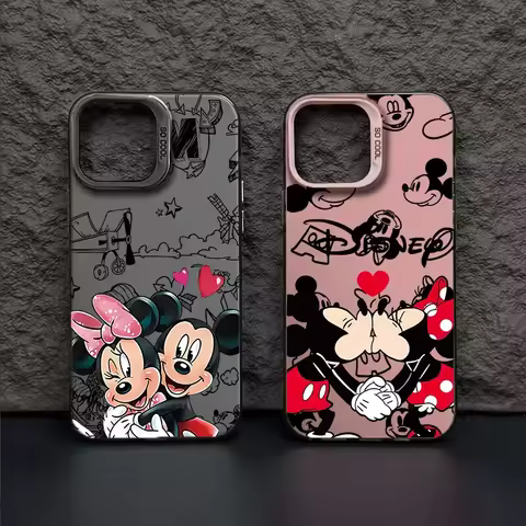 Mickey Minnie Mouse Couple Case For Samsung Galaxy A57 5G A56 A55 A17 A07 A06 A16 A15 A37 A36 A34 A5
