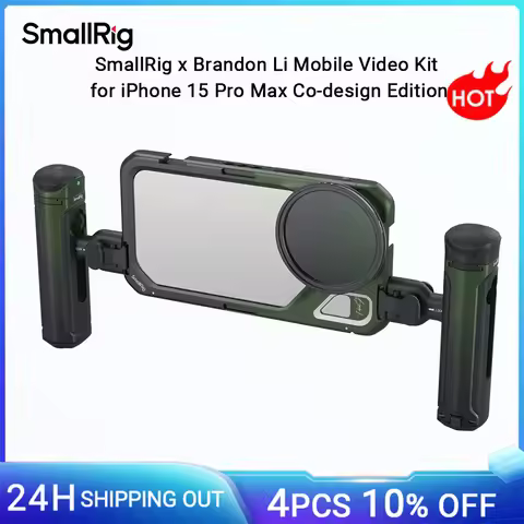 SmallRig x Brandon Li Mobile Video Kit for iPhone 15 Pro Max Co-Design Edition w Wireless Quick Rele