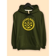 Premium bitcoin bit coin miner coin hoodie jacket