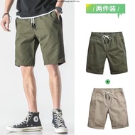 Three Quarter Pants Men Casual 3 Quarter Pants Korean Shorts Cropped 3/4 Pants