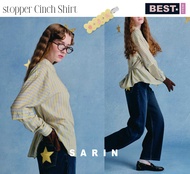 Sarin stopper Cinch Shirt เสื้อเชิ้ต เอวรูดได้