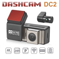 Dash Cam VINYX DC3 Triple Channel 4K+1K+1K ADAS GPS WiFi 24 Jam HDR Kamera DVR DashCam DC2 Dual Chan