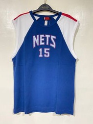 二手無袖球衣NETS15號紐澤西籃網隊布魯克林籃網隊籃球衣NBA隊服