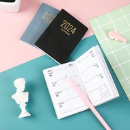 2024 A7 Notebook Weekly Planner Notebooks Diary Caderno To Do List Pocket Note Book Diario Calendar Office Papelaria Notepad